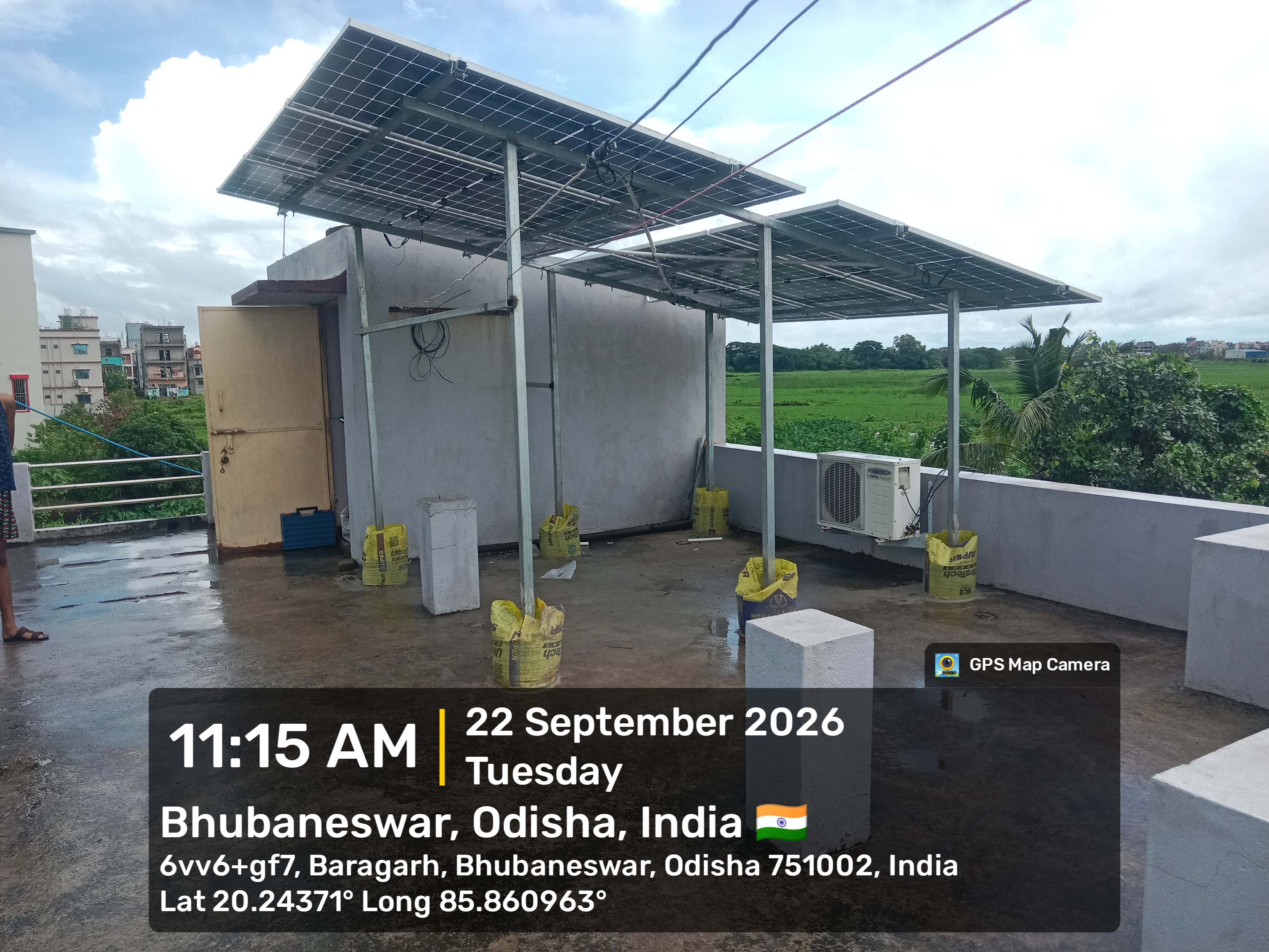 Residential rooftop solar project