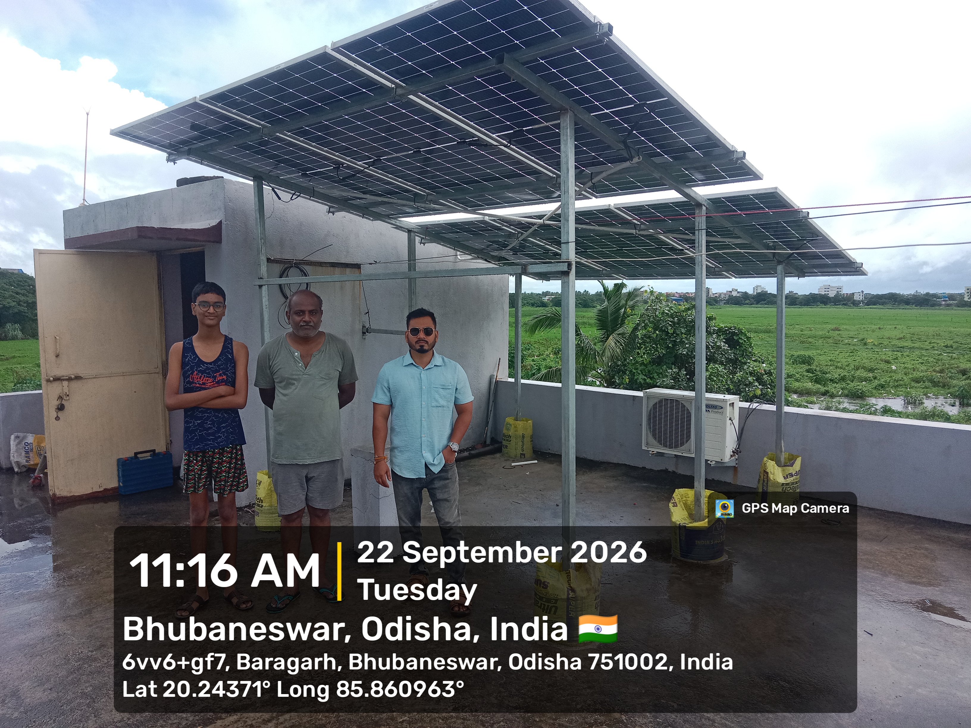 Residential rooftop solar project